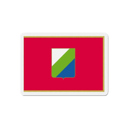 Flag of Abruzzo Italy - Refrigerator Magnet 6 Inch - The Sticker Space