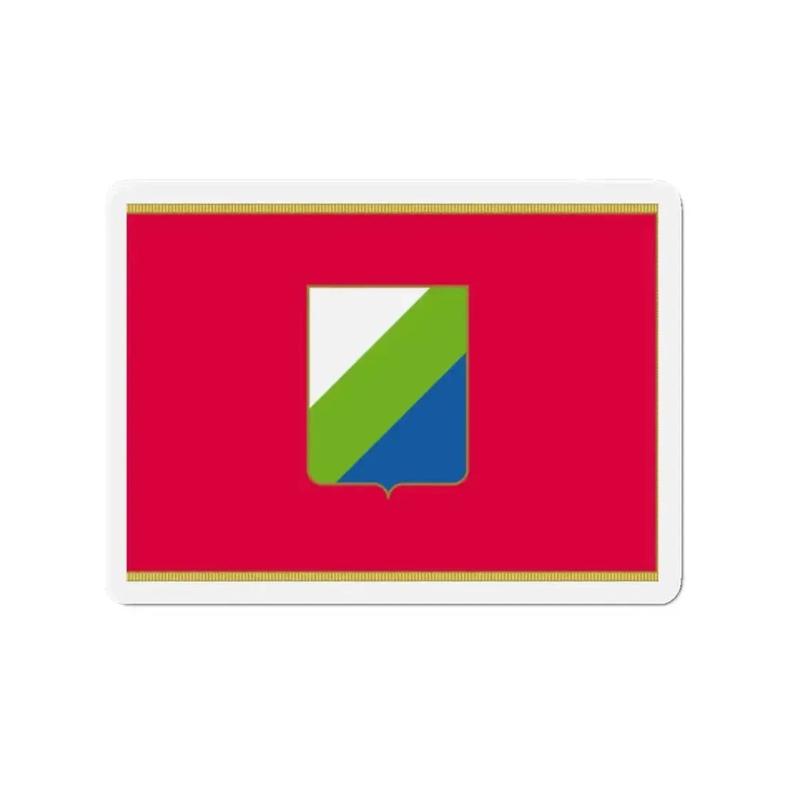Flag of Abruzzo Italy - Refrigerator Magnet - The Sticker Space