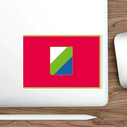 Flag of Abruzzo Italy STICKER Vinyl Die-Cut Decal - The Sticker Space