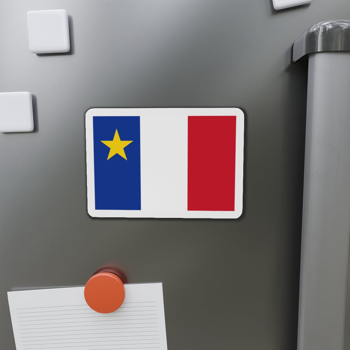 Flag of Acadia - Die-Cut Magnet-The Sticker Space