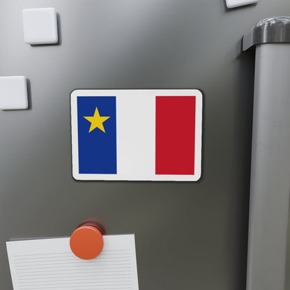 Flag of Acadia - Die-Cut Magnet-The Sticker Space