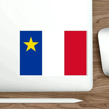 Flag of Acadia USA STICKER Vinyl Die-Cut Decal - The Sticker Space