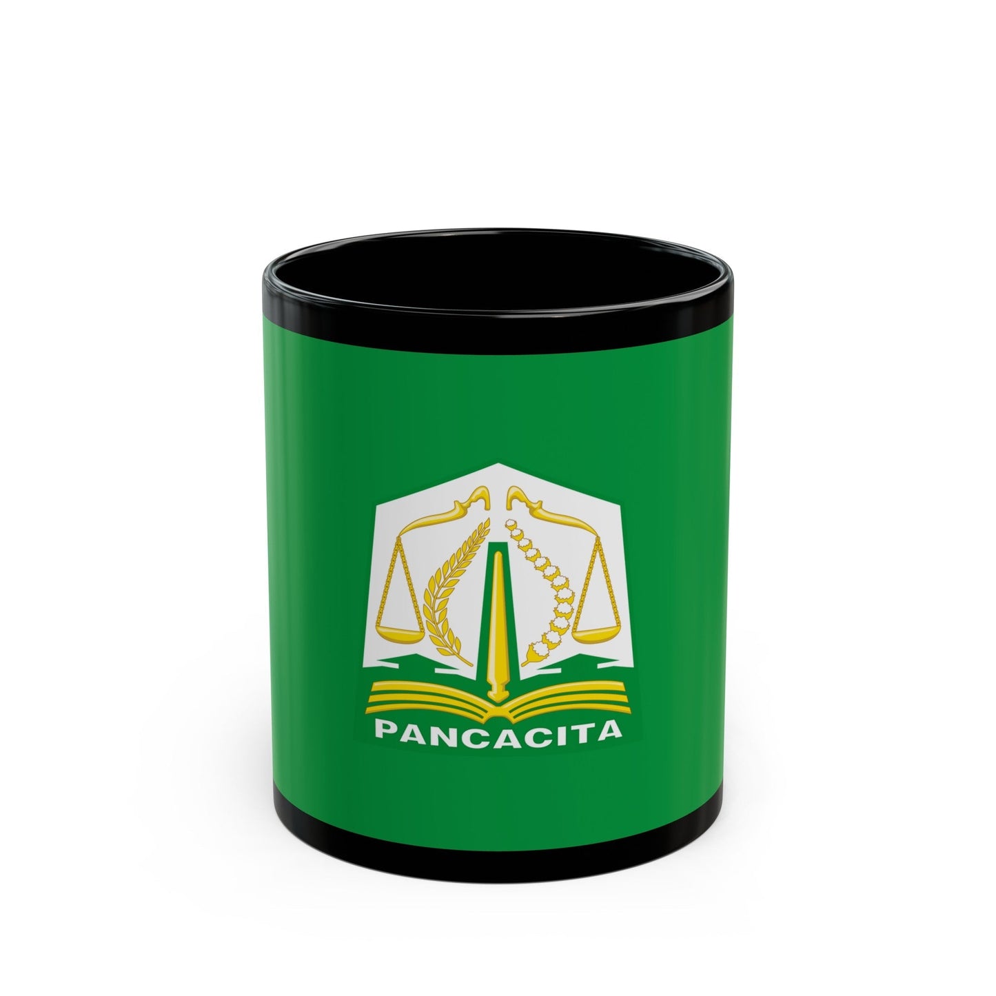 Flag of Aceh Indonesia - Black Coffee Mug-11oz-The Sticker Space