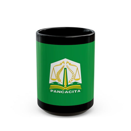 Flag of Aceh Indonesia - Black Coffee Mug-15oz-The Sticker Space