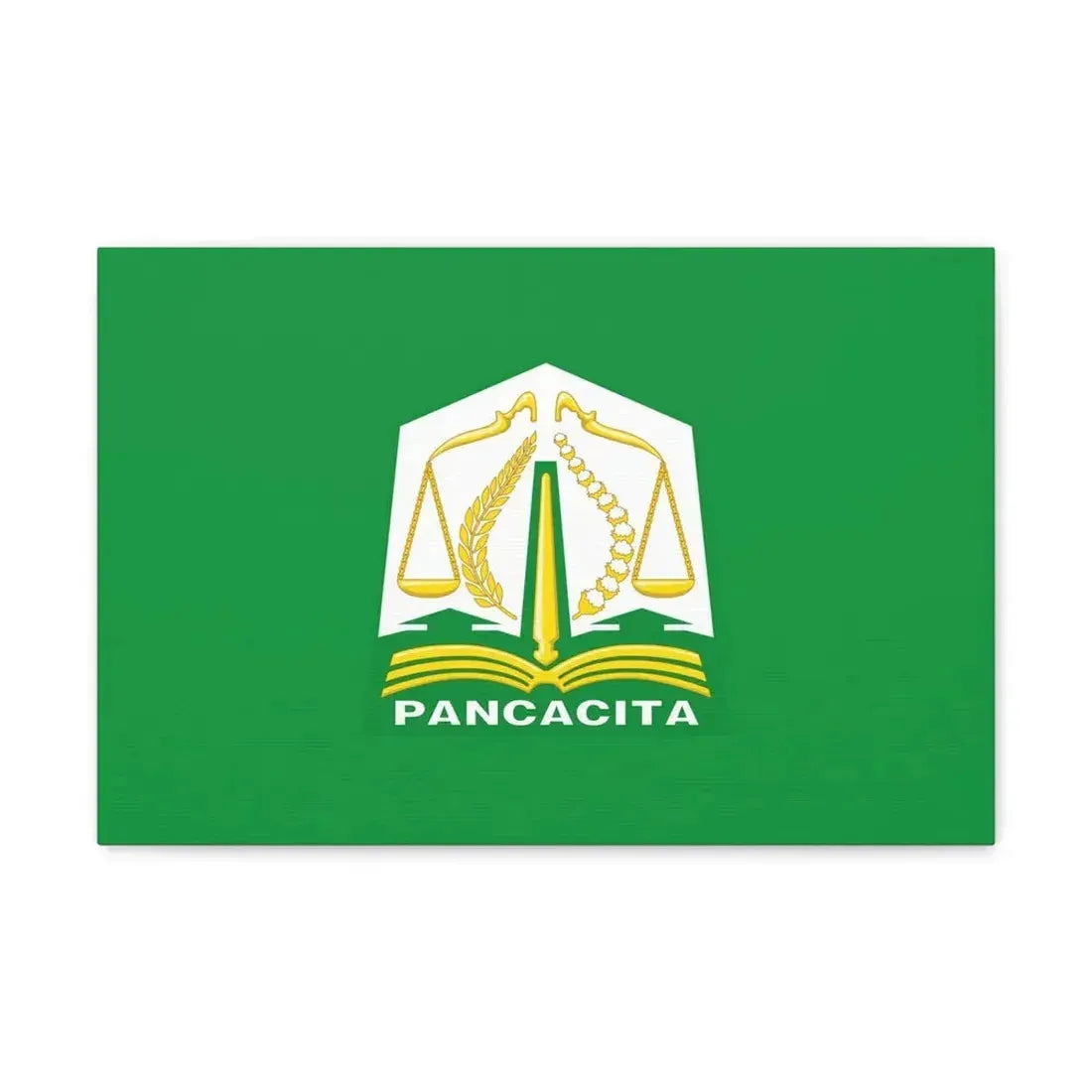 Flag of Aceh Indonesia - Canvas Wall Art 18″ x 12″ 1.25" - The Sticker Space