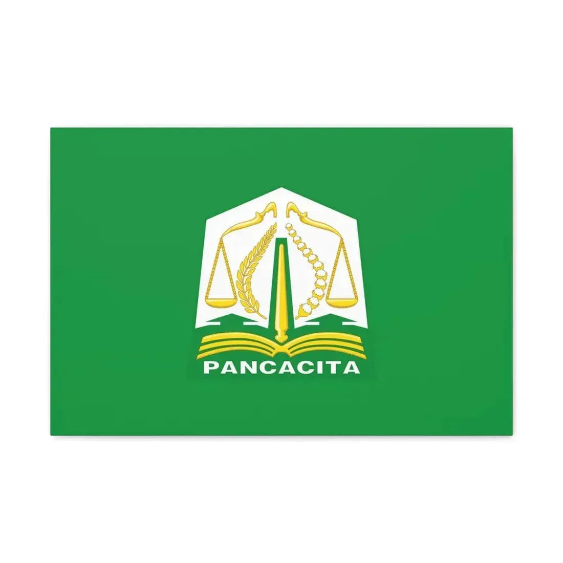 Flag of Aceh Indonesia - Canvas Wall Art 24″ x 16″ 1.25" - The Sticker Space