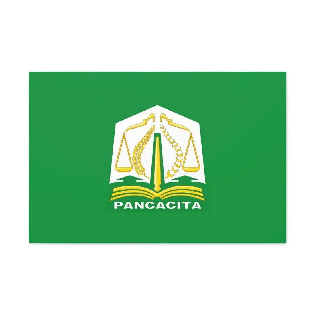 Flag of Aceh Indonesia - Canvas Wall Art 36" x 24" 1.25" - The Sticker Space