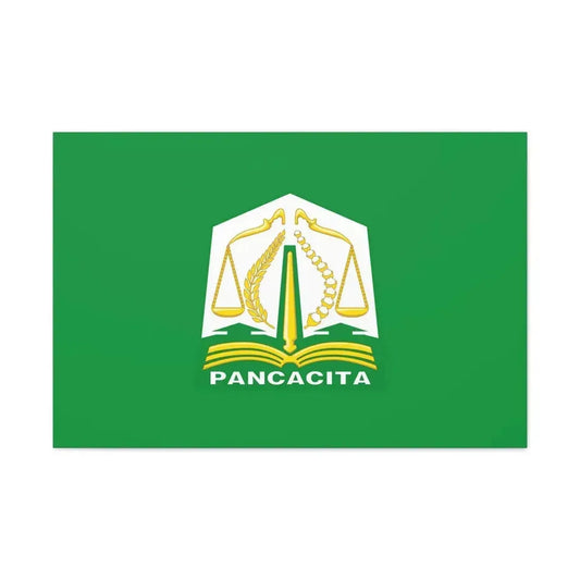 Flag of Aceh Indonesia - Canvas Wall Art 36" x 24" 1.25" - The Sticker Space