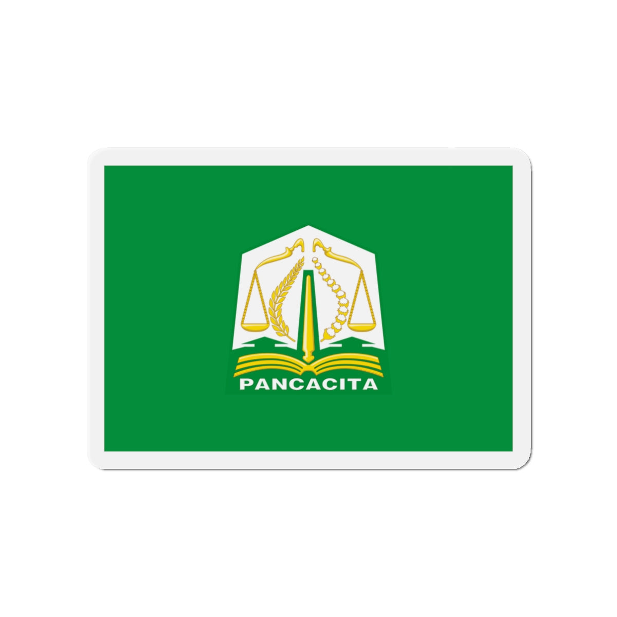 Flag of Aceh Indonesia - Die-Cut Magnet-3" x 3"-The Sticker Space