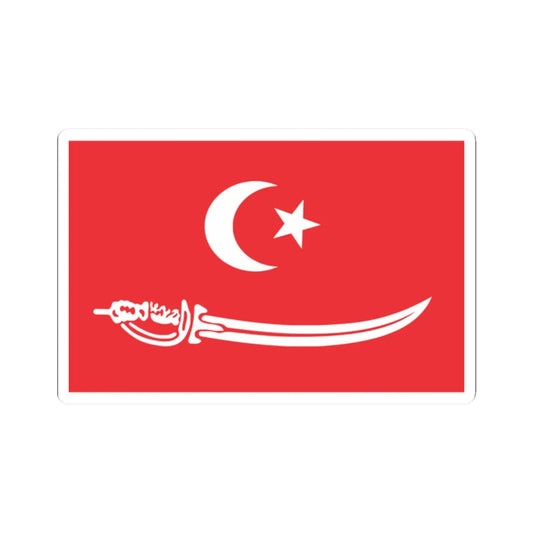 Flag of Aceh Sultanate (Indonesia) STICKER Vinyl Kiss-Cut Decal 2 Inch White - The Sticker Space