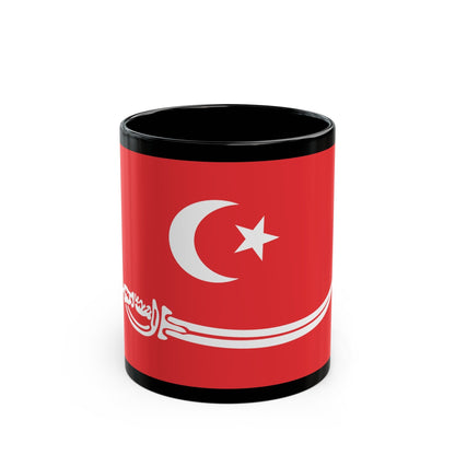 Flag of Aceh Sultanate Malaysia - Black Coffee Mug-11oz-The Sticker Space