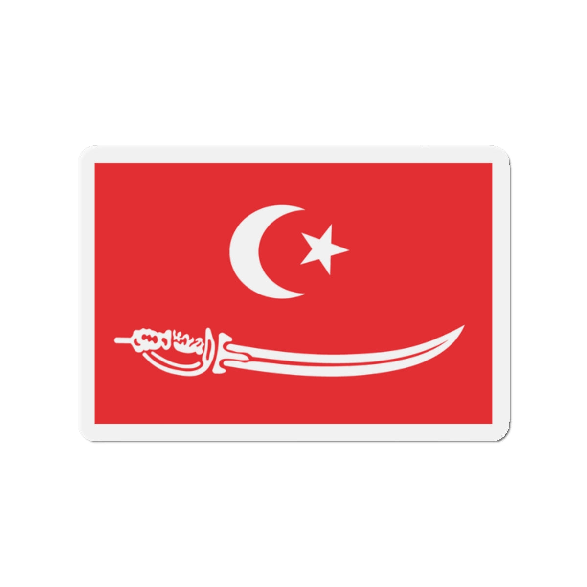 Flag of Aceh Sultanate Malaysia - Die-Cut Magnet-2" x 2"-The Sticker Space