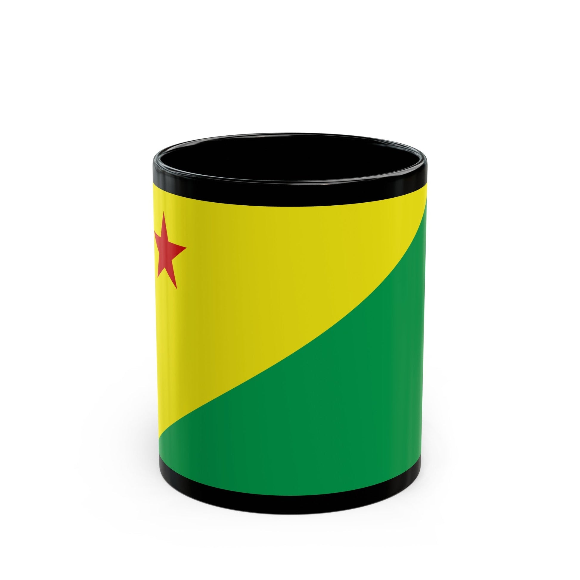 Flag of Acre Brazil - Black Coffee Mug-11oz-The Sticker Space