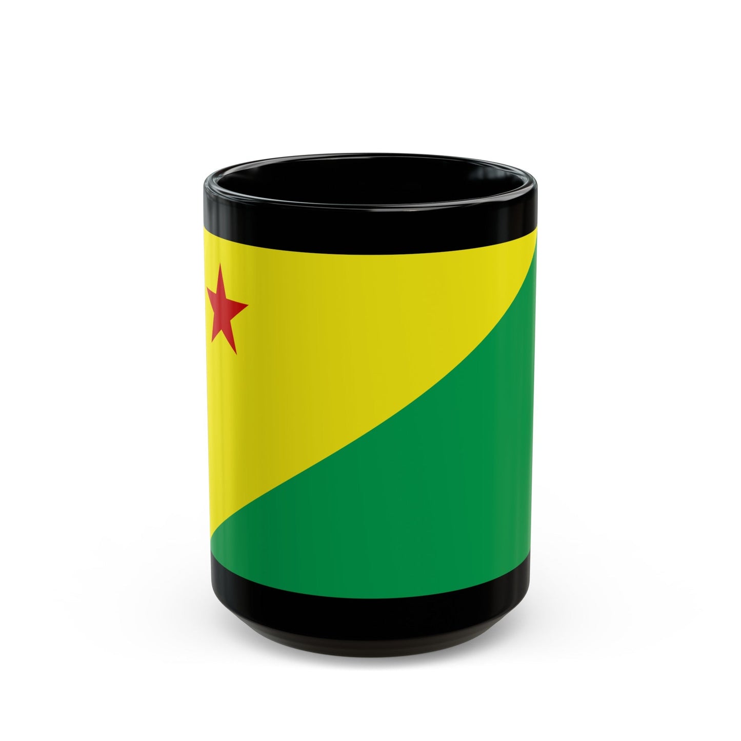 Flag of Acre Brazil - Black Coffee Mug-15oz-The Sticker Space