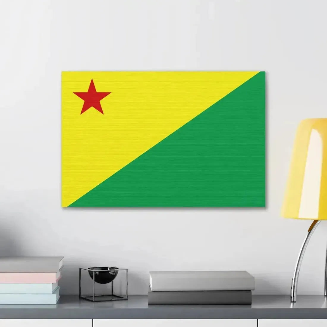 Flag of Acre Brazil - Canvas Wall Art - The Sticker Space