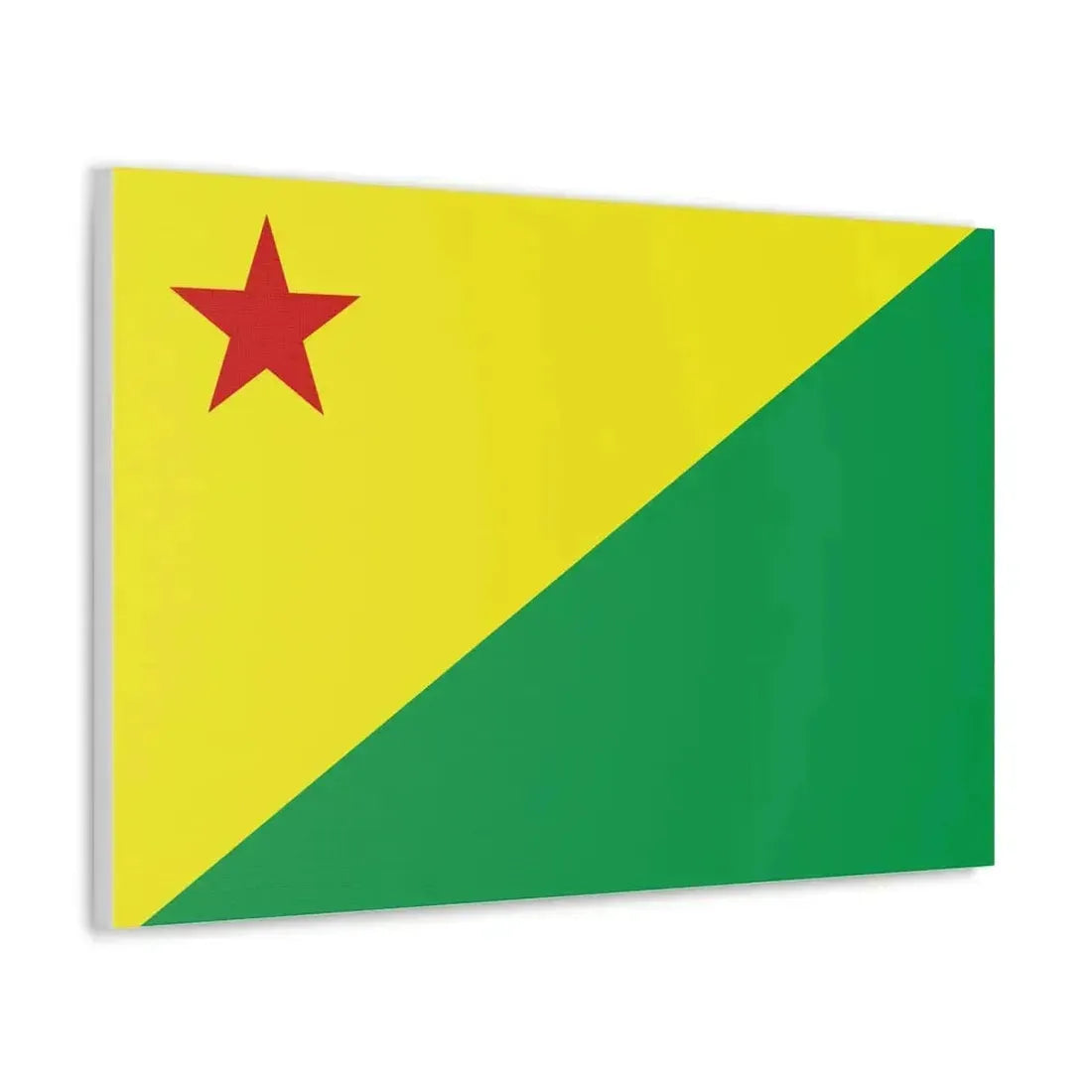Flag of Acre Brazil - Canvas Wall Art - The Sticker Space