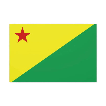 Flag of Acre Brazil - Canvas Wall Art - The Sticker Space