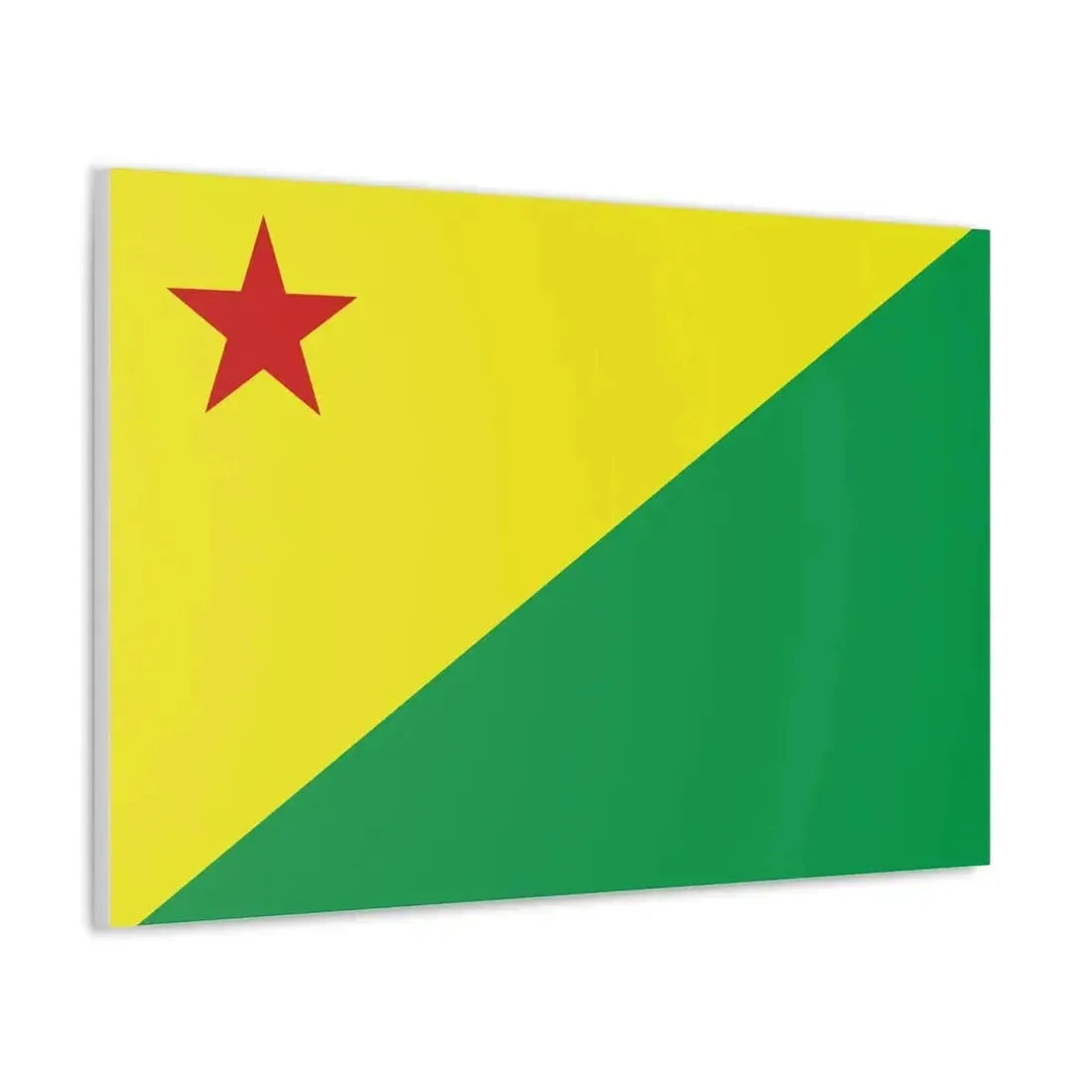 Flag of Acre Brazil - Canvas Wall Art - The Sticker Space