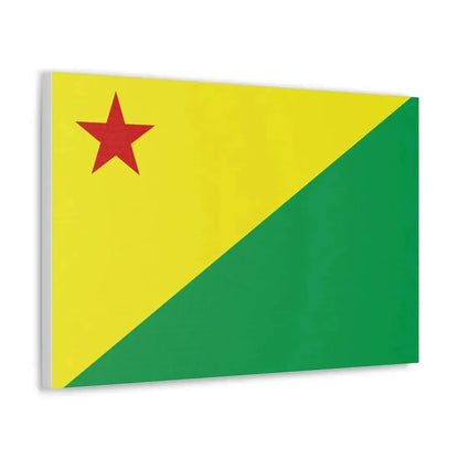 Flag of Acre Brazil - Canvas Wall Art - The Sticker Space