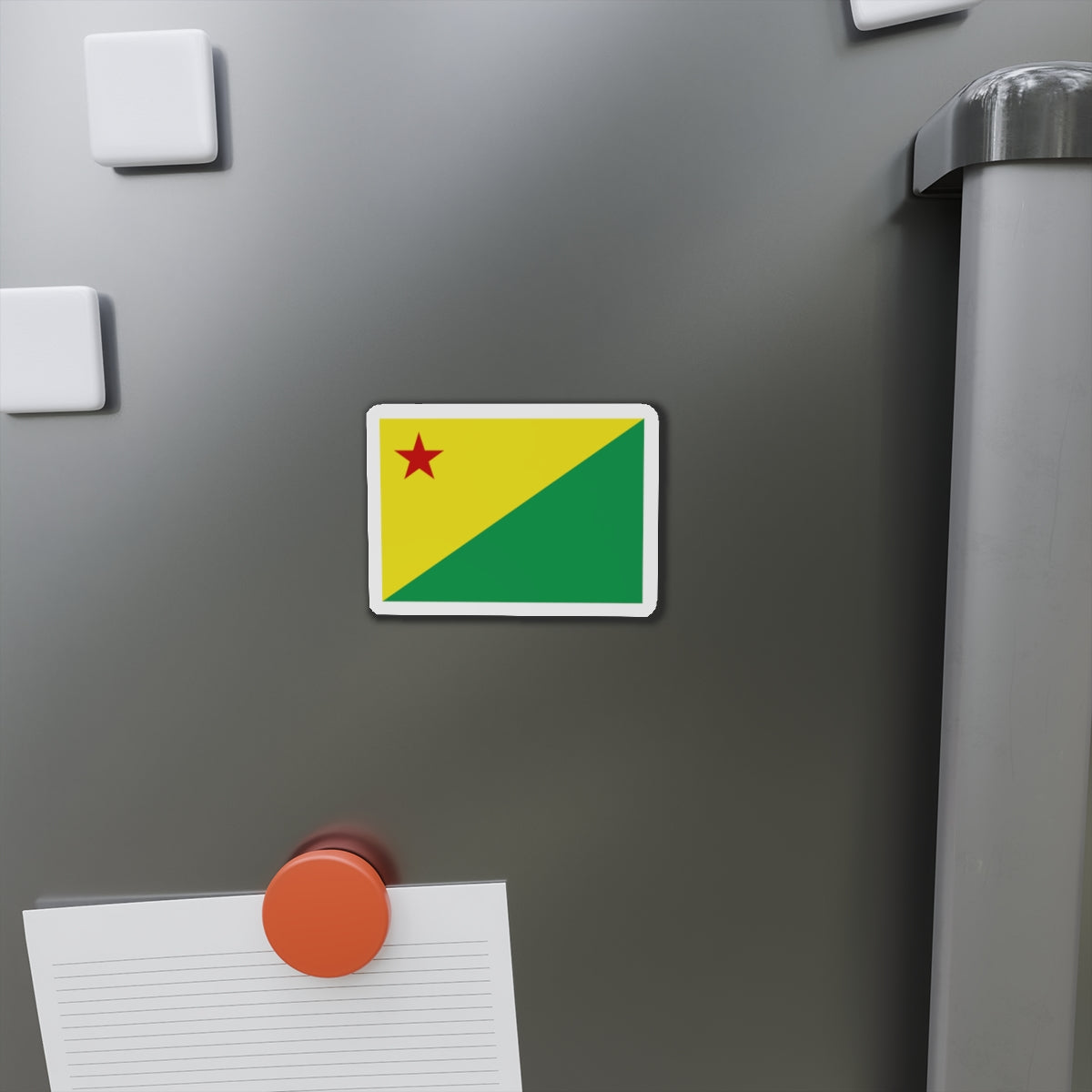 Flag of Acre Brazil - Die-Cut Magnet-The Sticker Space