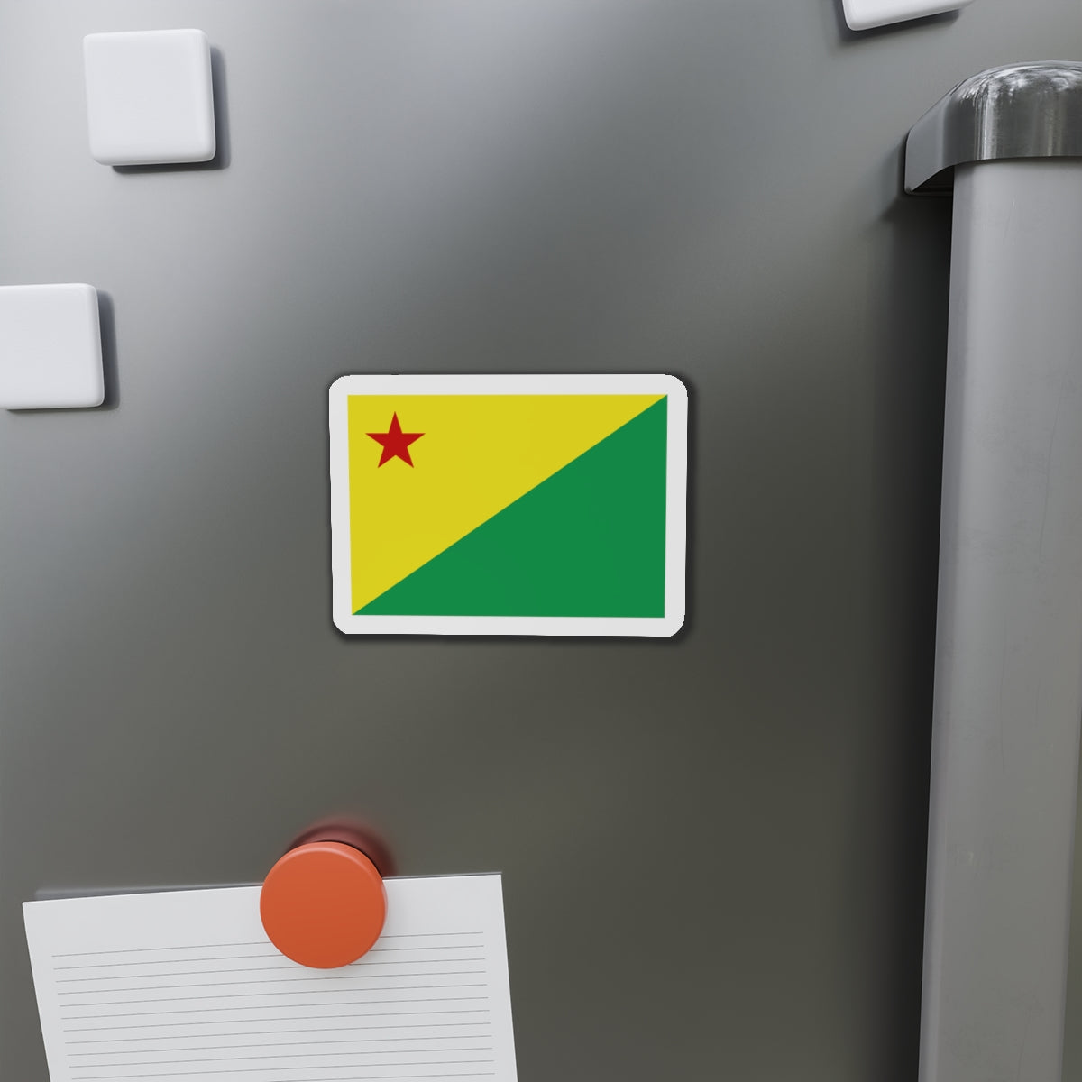 Flag of Acre Brazil - Die-Cut Magnet-The Sticker Space