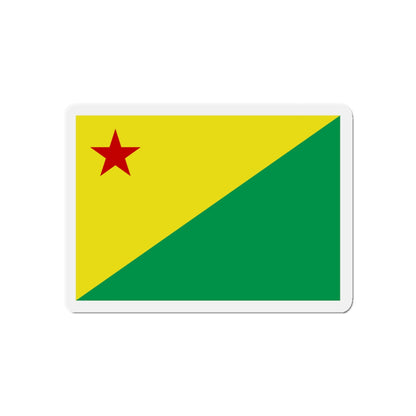 Flag of Acre Brazil - Die-Cut Magnet-3" x 3"-The Sticker Space