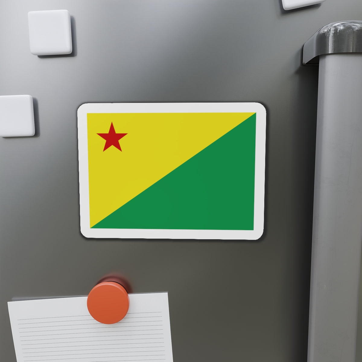 Flag of Acre Brazil - Die-Cut Magnet-The Sticker Space