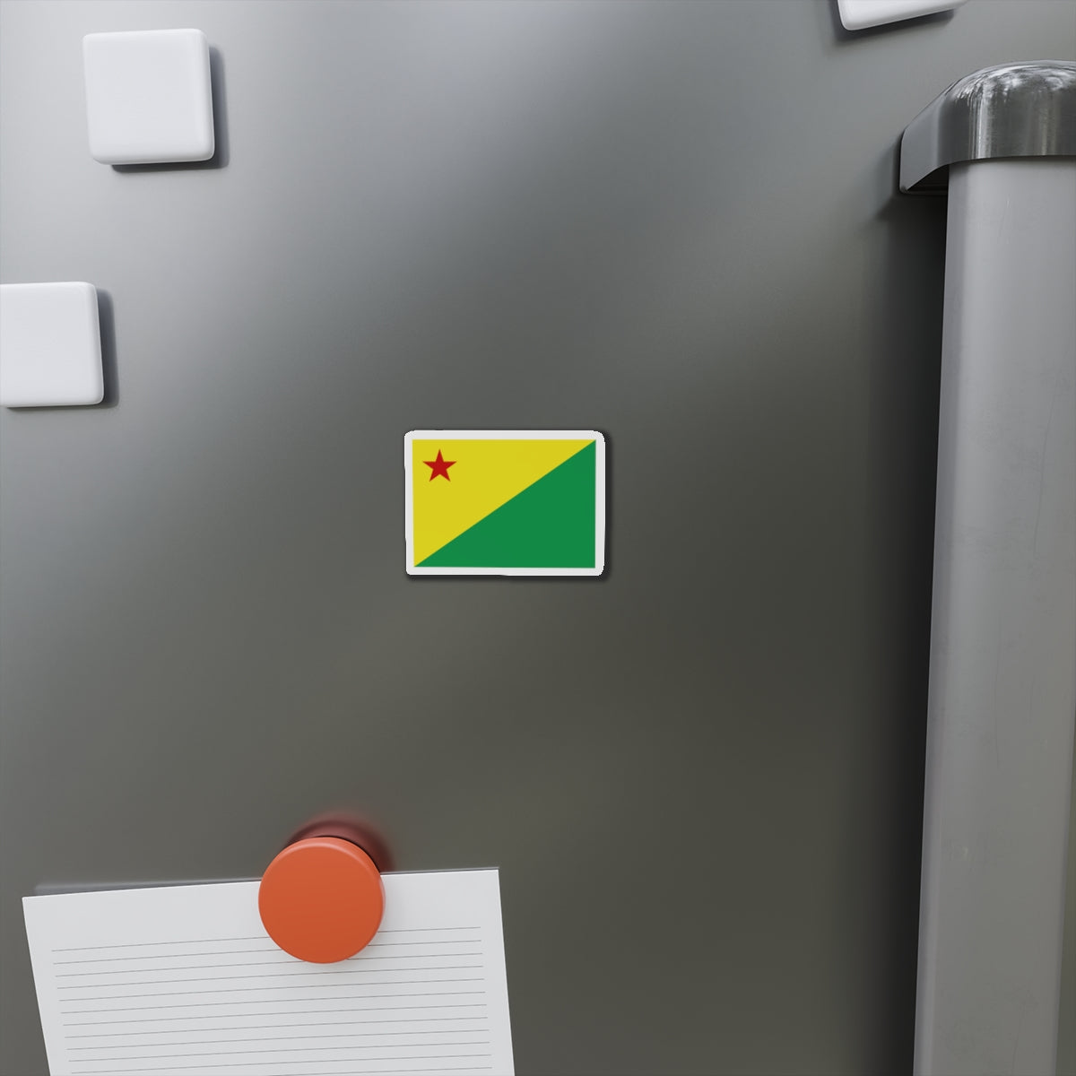 Flag of Acre Brazil - Die-Cut Magnet-The Sticker Space