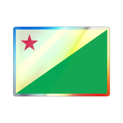 Flag of Acre Brazil Holographic STICKER Die-Cut Vinyl Decal 2 Inch - The Sticker Space