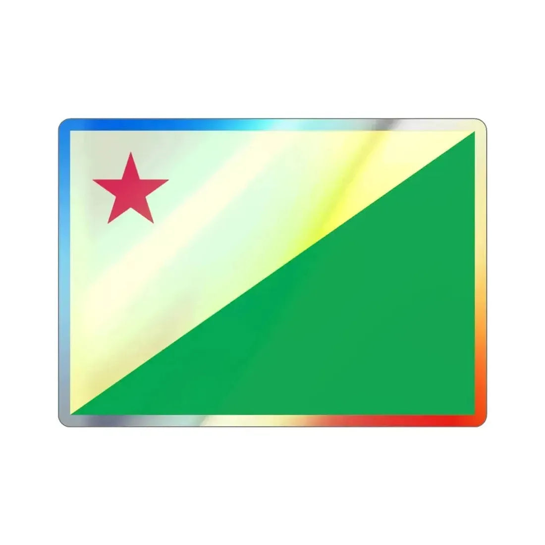 Flag of Acre Brazil Holographic STICKER Die-Cut Vinyl Decal - The Sticker Space
