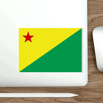 Flag of Acre Brazil STICKER Vinyl Die-Cut Decal - The Sticker Space