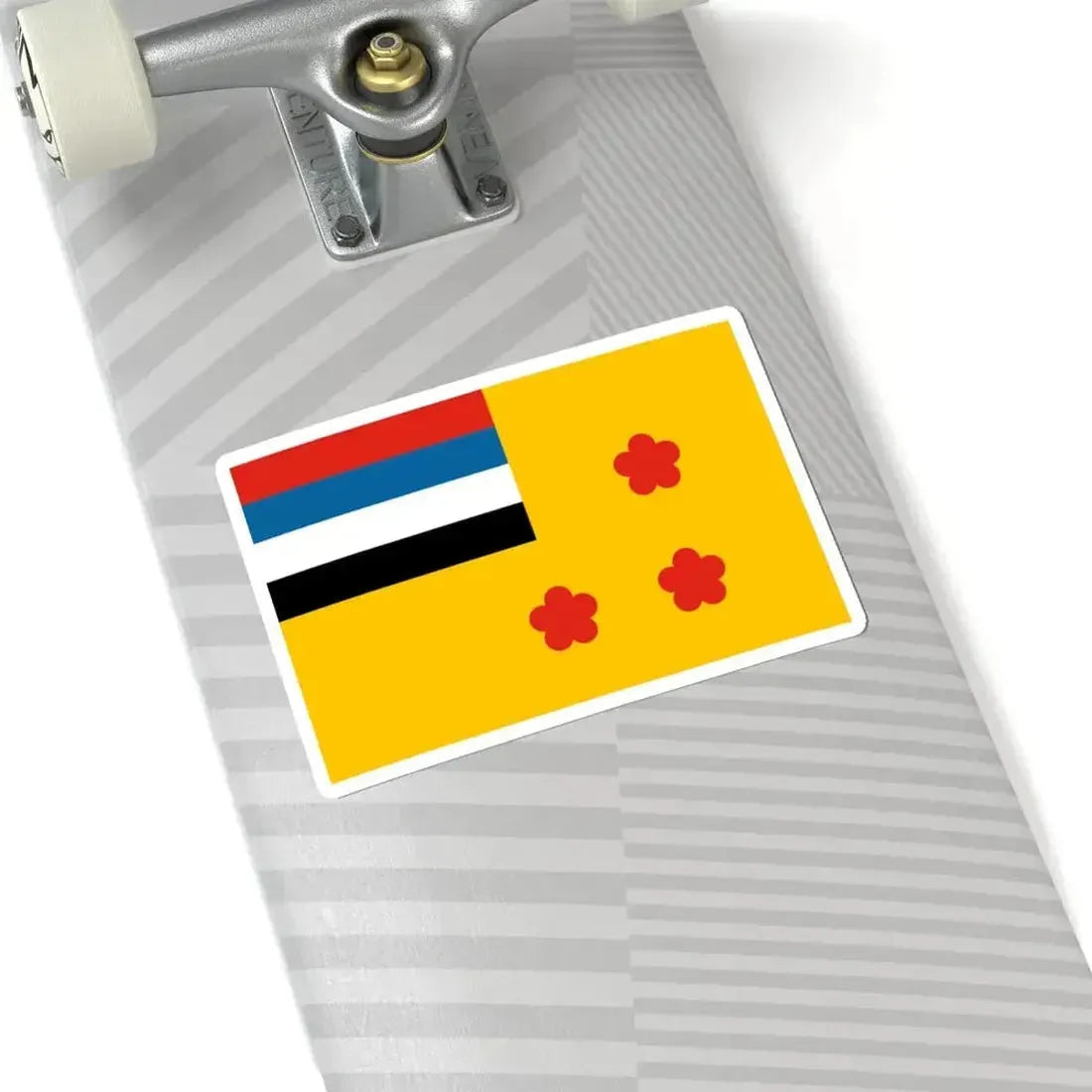 Flag of admiral of the Navy of Manchukuo (China) STICKER Vinyl Kiss-Cut Decal - The Sticker Space