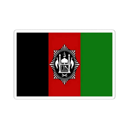 Flag of Afghanistan 17 Jan 1929 - 13 Oct 1929 (Afghanistan) STICKER Vinyl Kiss-Cut Decal 6 Inch White - The Sticker Space