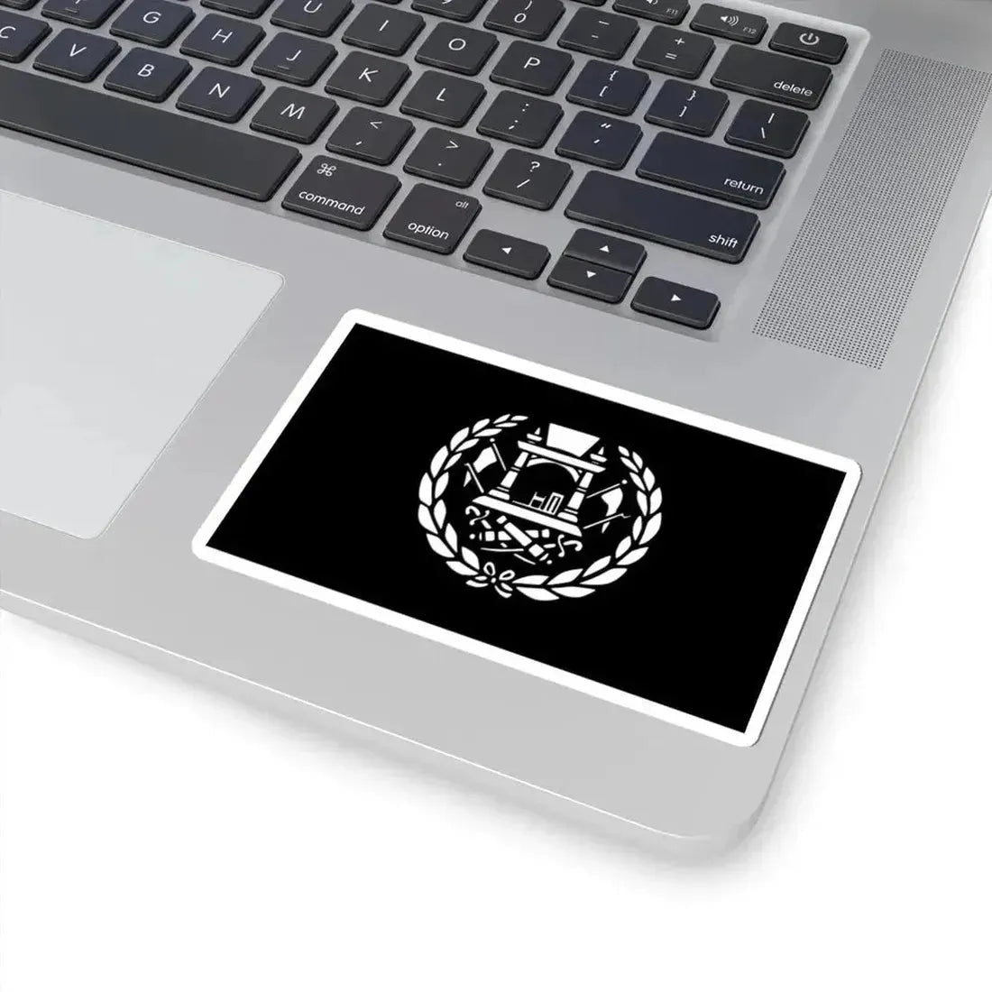 Flag of Afghanistan 1901-1919 (Afghanistan) STICKER Vinyl Kiss-Cut Decal - The Sticker Space