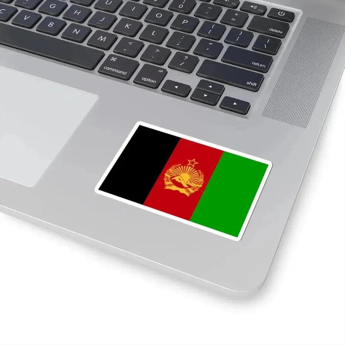 Flag of Afghanistan 1928-1929 Gold (Afghanistan) STICKER Vinyl Kiss-Cut Decal - The Sticker Space