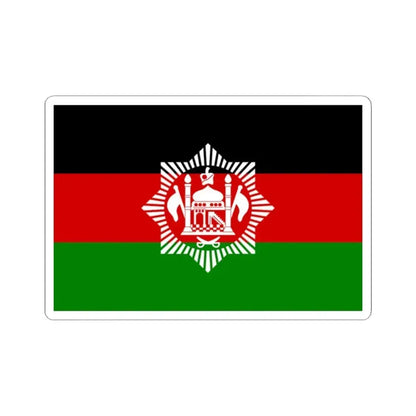Flag of Afghanistan 1928 3-2 (Afghanistan) STICKER Vinyl Kiss-Cut Decal 2 Inch White - The Sticker Space