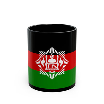 Flag of Afghanistan 1928 - Black Coffee Mug-11oz-The Sticker Space