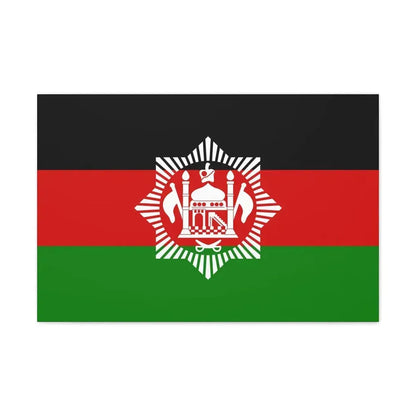 Flag of Afghanistan 1928 - Canvas Wall Art 30" x 20" 1.25" - The Sticker Space