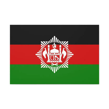 Flag of Afghanistan 1928 - Canvas Wall Art 36" x 24" 1.25" - The Sticker Space