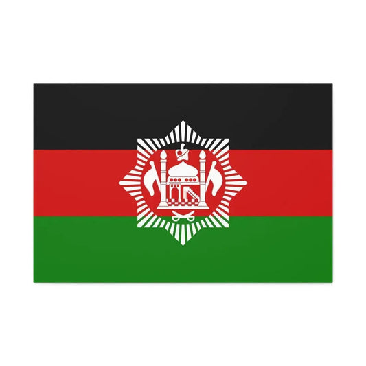 Flag of Afghanistan 1928 - Canvas Wall Art 36" x 24" 1.25" - The Sticker Space