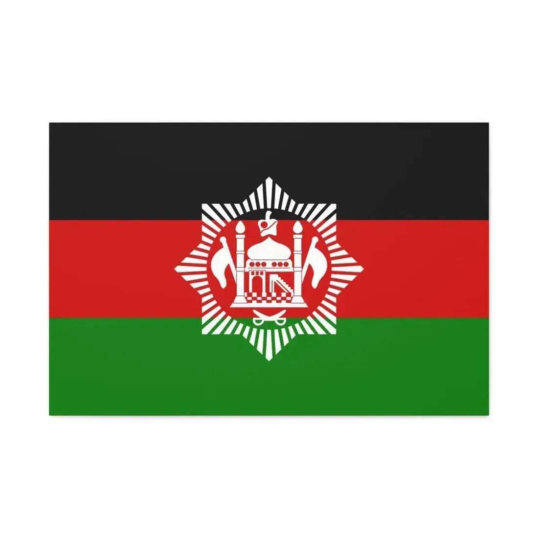 Flag of Afghanistan 1928 - Canvas Wall Art - The Sticker Space