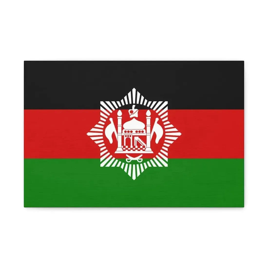 Flag of Afghanistan 1928 - Canvas Wall Art - The Sticker Space