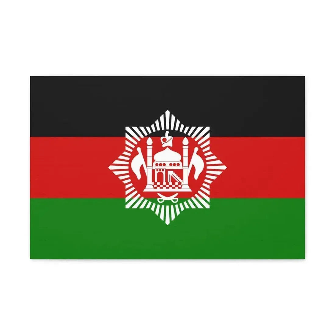 Flag of Afghanistan 1928 - Canvas Wall Art - The Sticker Space