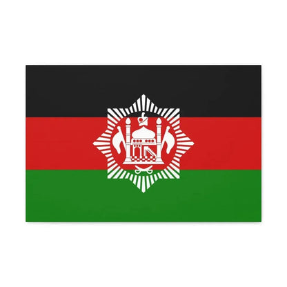 Flag of Afghanistan 1928 - Canvas Wall Art - The Sticker Space