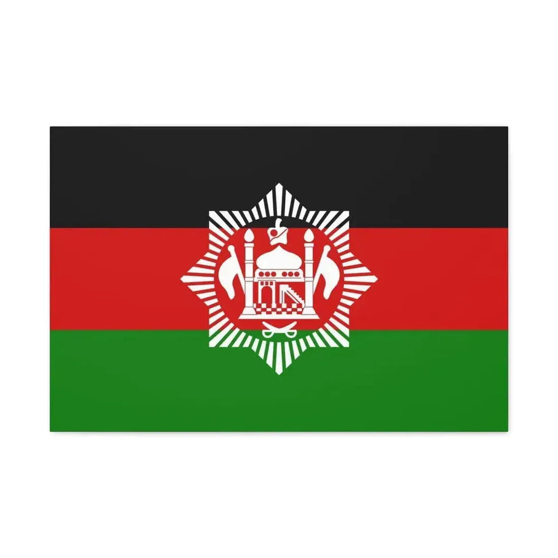 Flag of Afghanistan 1928 - Canvas Wall Art - The Sticker Space