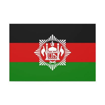 Flag of Afghanistan 1928 - Canvas Wall Art - The Sticker Space
