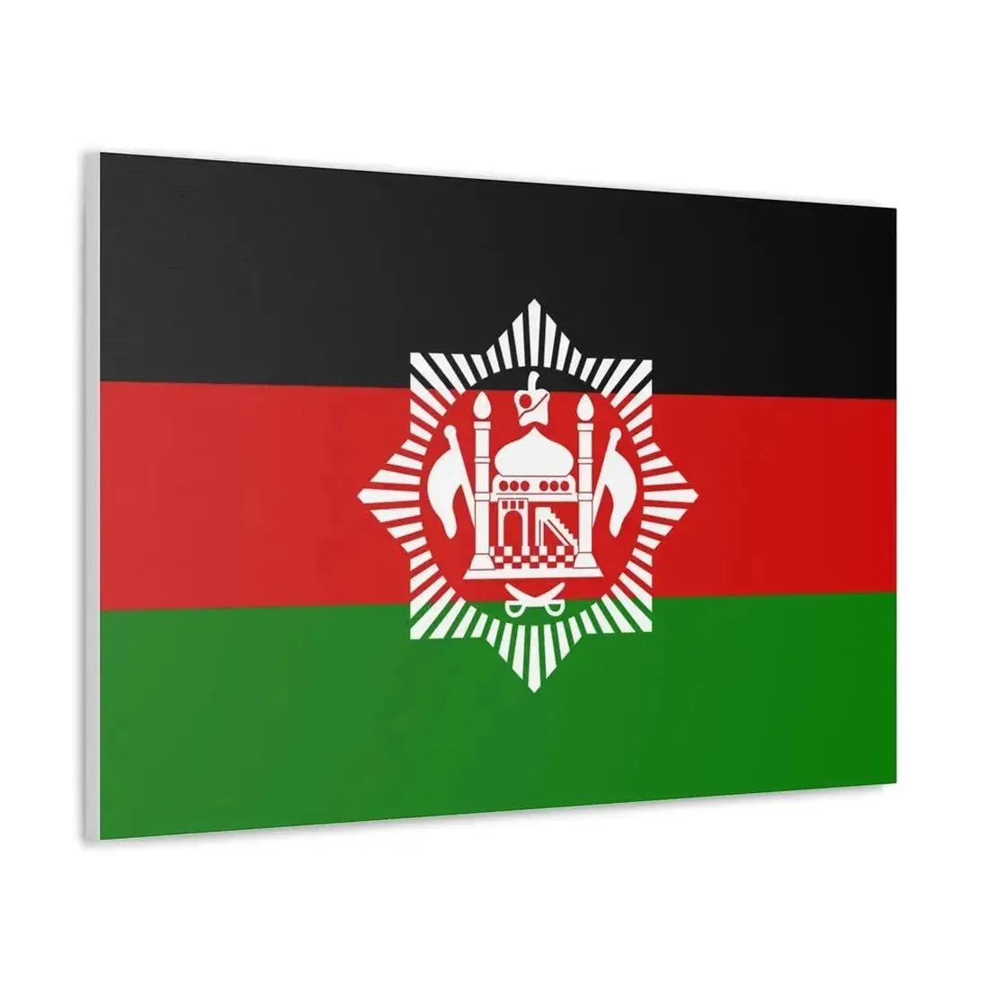 Flag of Afghanistan 1928 - Canvas Wall Art - The Sticker Space