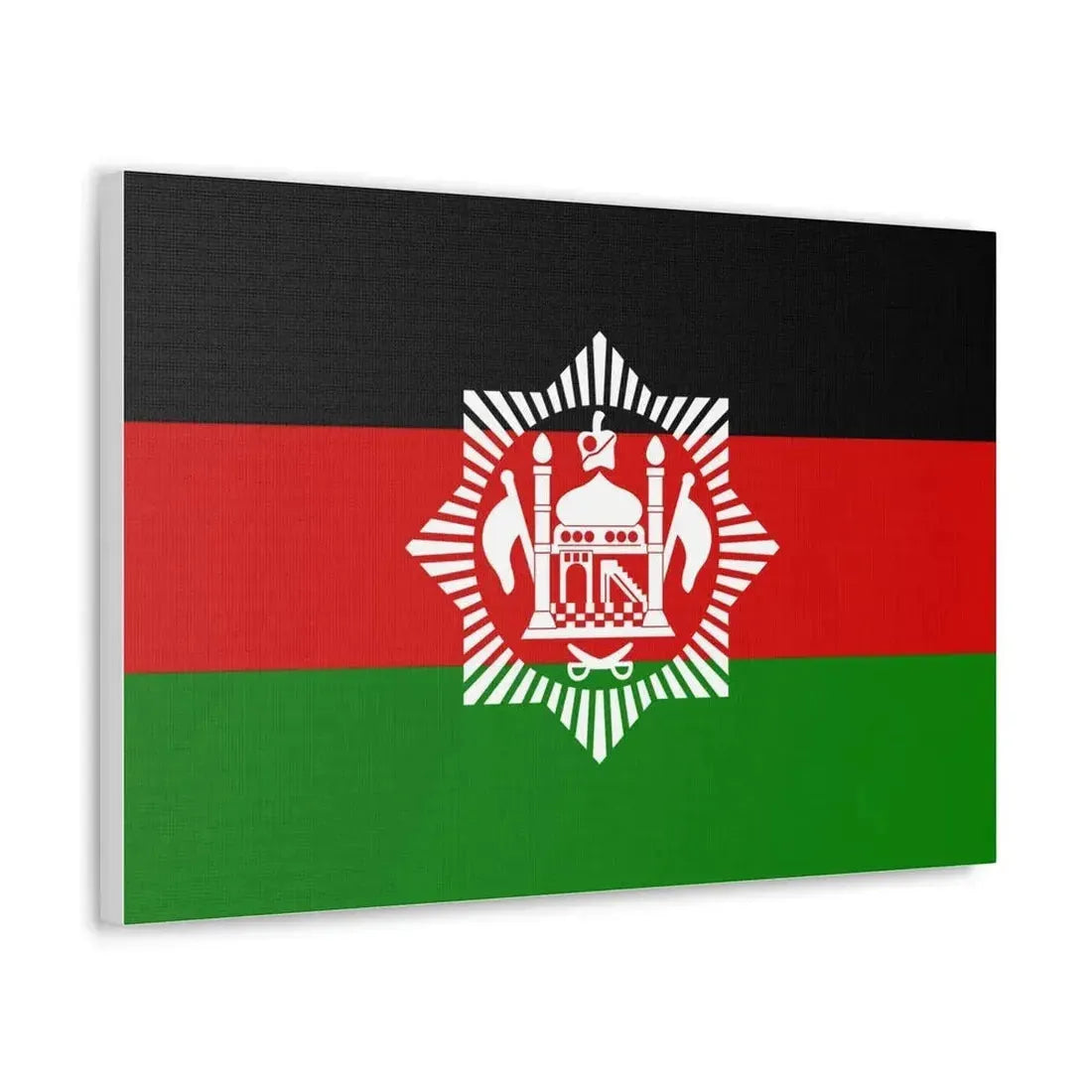Flag of Afghanistan 1928 - Canvas Wall Art - The Sticker Space