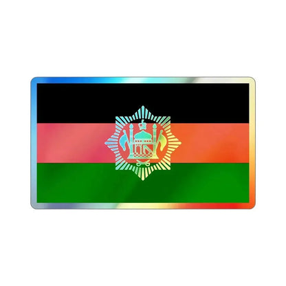 Flag of Afghanistan 1928 Holographic STICKER Die-Cut Vinyl Decal - The Sticker Space