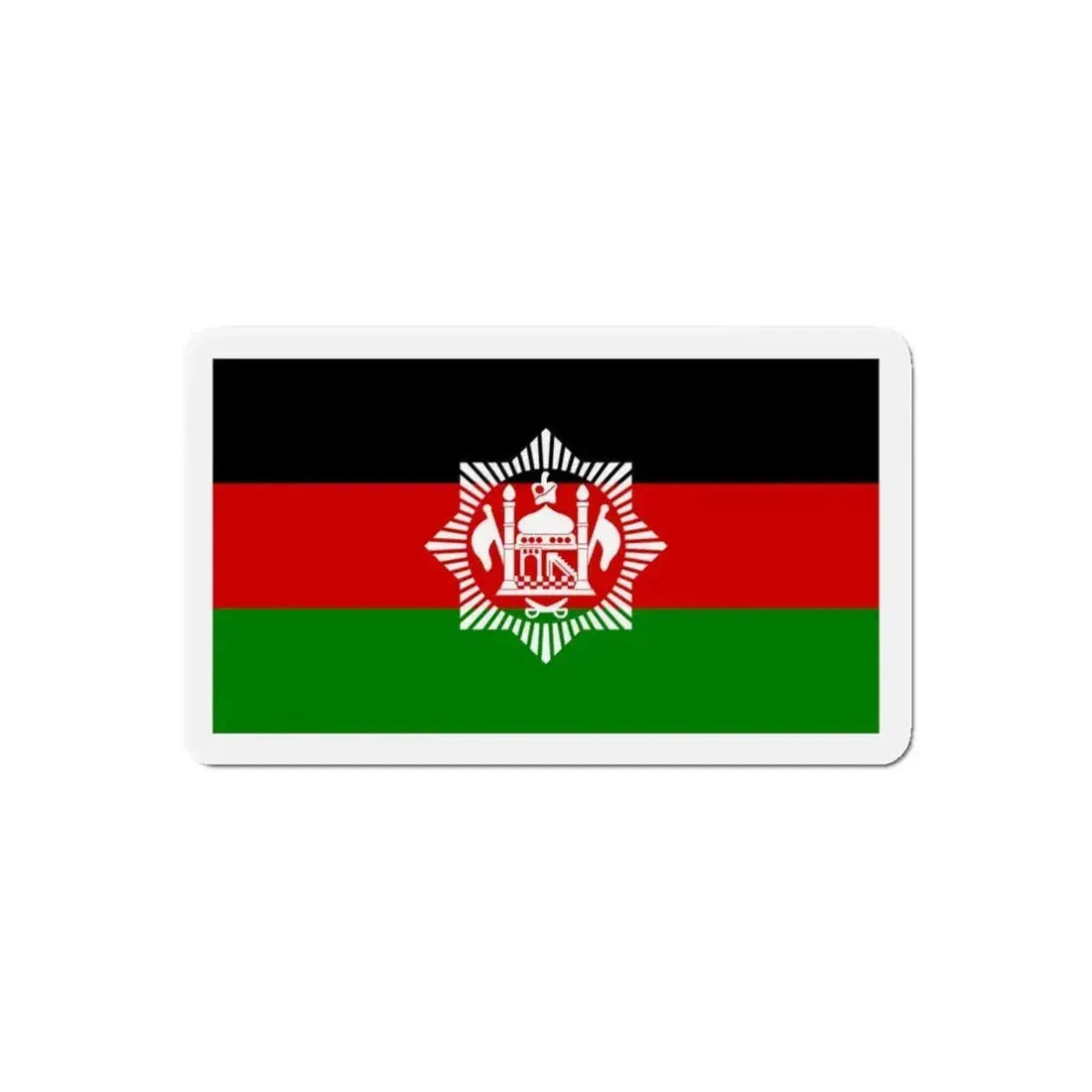 Flag of Afghanistan 1928 - Refrigerator Magnet - The Sticker Space